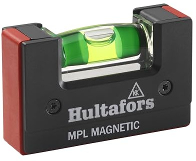Hultafors Tools 401313 Mini Pocket Level MPL Magnetic, Schwarz