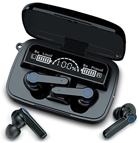 Bluetooth In Ear Kopfhörer kompatibel mit Xiaomi Serie In-Ear Kabellos Sport Ohrhörer Kopfhörer mit Mikrofon Bluetooth Headset ideal für Sport und Alltag, Smartphone:Xiaomi Black Shark 5