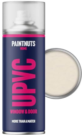 Paintnuts uPVC Window & Door Paint - RAL-9001 - CREAM Matt 400ml Spray Can