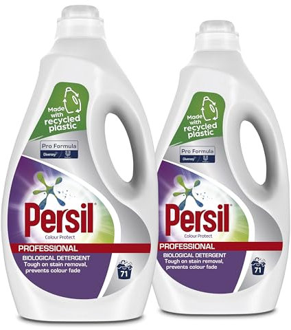 Persil Pro Formula Colour Protect Laundry Detergent, Bleach Free, Tough Stain Removal, Vibrant Colours, 2 x 5L