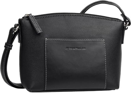 TOM TAILOR Amaris Damen Umhängetasche Crossbody Bag Klein Schwarz