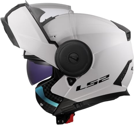LS2, Casco Moto Modulare SCOPE II SOLID Gloss White, XL