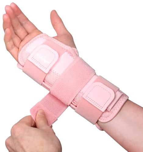 NuCamper Attelle de Poignet pour le Canal Carpien, Support Ajustable, Protège Poignet Avec Attelles Amovibles pour Hommes et Femmes, Orthèse de Main pour Soulager la Douleur, l'arthrite, la Tendinite