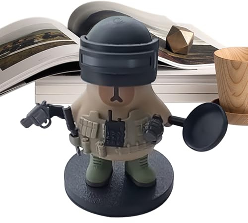 Capybara with 3D Printed Magnetic Accessories Desk Decor Animal Figurine Removable Gear Toy Cute Table Centerpieces for Dashboard Car Shelves Entryway Study Room Living Room Bedside Cabinet