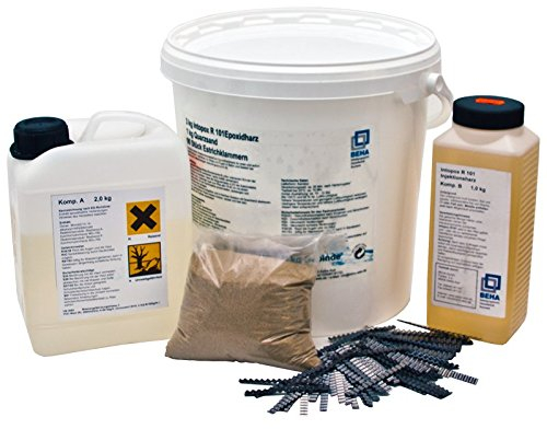 Gießharz Epoxidharz zum Verfüllen von Estrich Rissen, Rissharz, Fugenharz