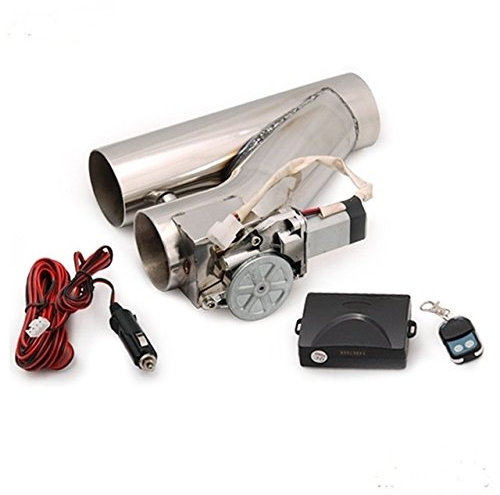 Valvola di Scarico Bypass Telecomando Marmitta Inox 63,5 mm Apertura Regolabile