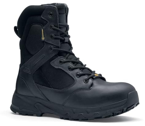 Shoes for Crews Defense High, Safety shoes CE certified 02 HRO WR SRC, Unisex boots with non-slip outsole, Waterproof Shoes for men and women