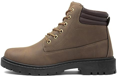 Urban Territory Mens Brown Lace Up Ankle Boot
