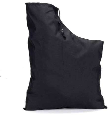 ZKGYUS 1 Pièces Sac Aspirateur Universel pour Souffleur de Feuilles, Sac de Collecte de Remplacement pour Souffleur, Sac pour Aspirateur Souffleur, Ramasse Feuilles Mortes, Noir