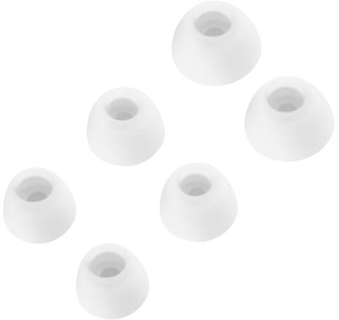 Chofit Tapones compatibles con Soundcore de Anker P20i/R50i, almohadillas de silicona suave de repuesto para auriculares intraurales, 3 tamaños, 3 pares (blanco)