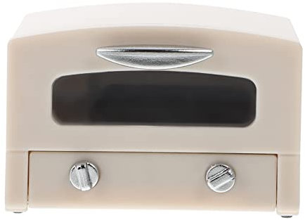 Garneck Mini Backofen Modell Puppenhausmöbel Kleinkindermöbel Kinderküchengeräte Backofengerät Kinderspielküchenzubehör Kinderküchenzubehör Kunststoff Beige