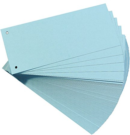 Herlitz Trennstreifen (Blau, 10 x 100 Stück)