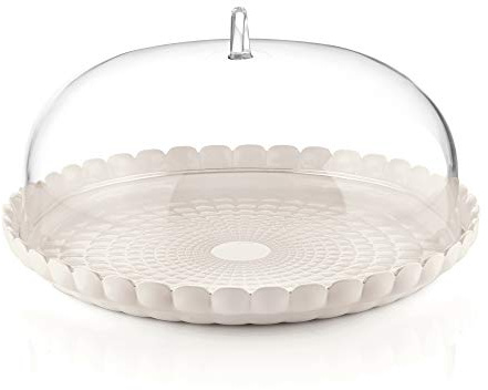 Guzzini - Tiffany, Set Tortiera - Bianco Latte, Ø 36 x h14 cm - 199500156