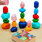 Faerly® 20 teilig Stapelsteine Balanciersteine für Kinder - Montessori Spielzeug ab 2 3 4 5 6 Jahre Holz Lernspielzeug Bausteine Holzspielzeug Stapeln Holzspielzeug