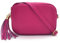 Eliox - Bolso de mujer de cuero genuino - Pequeño bolso bandolera elegante y moderno - Made in Italy, fucsia, Talla única