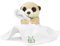 Living Nature Baby Erdmännchen Stofftier Plüschtier | Inklusive Decke | Flauschiges und Kuscheliges Safari-Tier | Weiches Spielzeuggeschenk für Neugeborene und Babys | Naturli Umweltfreundlich