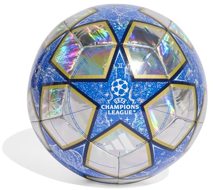 adidas UEFA Champions League Training Foil Ball JP1549 Ballon de Football Unisexe Argenté Taille 4 EU