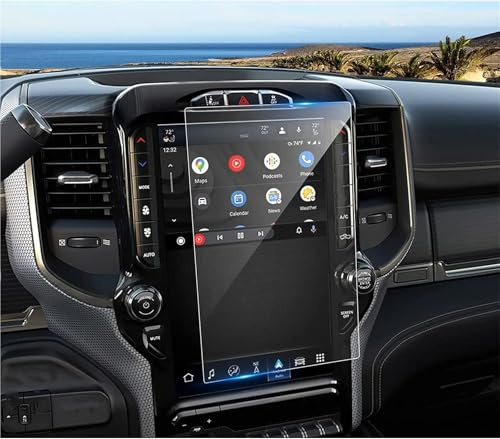 Skärmskydd Härdat Glasfilm För Dodge För RAM 1500 2500 3500 2021 2022 2023 Car Navigation 12-tums Skärmskydd Bilinteriör Navigeringsskyddsfilm