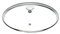 MasterClass Tempered Glass Saucepan Lid with Stainless Steel Handle, 24 cm (9.5)