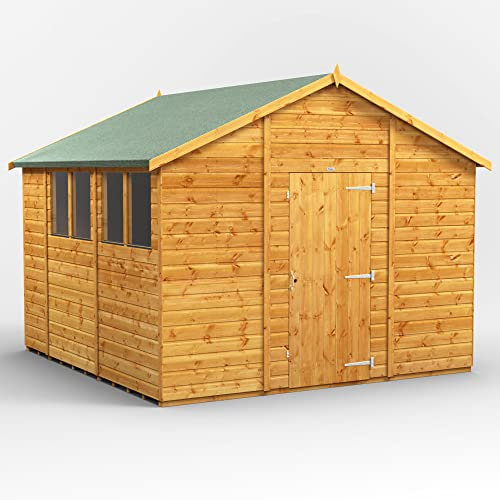 POWER Gartenhaus aus Holz, 25,4 x 25,4 cm, 25,4 x 25,4 cm