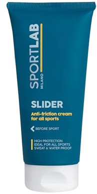 SPORTLAB Milano - SLIDER - Crema antisfregamento per lo sport | Proteggere da ogni tipo di frizione | 75ml