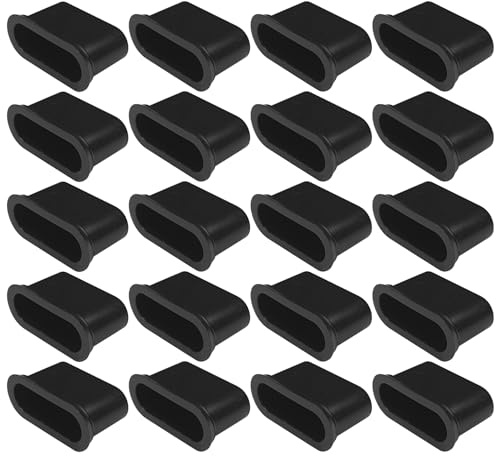 cyclingcolors 20x Cappuccio innesto supporti in plastica per doghe 38mm Letto boccola doga Rete balancella nero