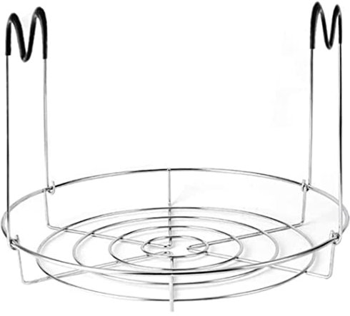 Canning Rack for Water Bath Canner, Rack Canning Kit, Stainless Steel Canning Jar Rack Canner Rack with Long Handles, for Regular Mouth and Wide Mouth Mason Jars