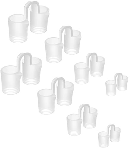 8 PCS Silicone Nose Vents, Nasal Breathers Anti Snoring Clips Nasal Dilators Breathing Nose Relief Anti Snore Devices Nasal Dilator Snore Stopper Nose Vents Snoring Aids Nose Vents