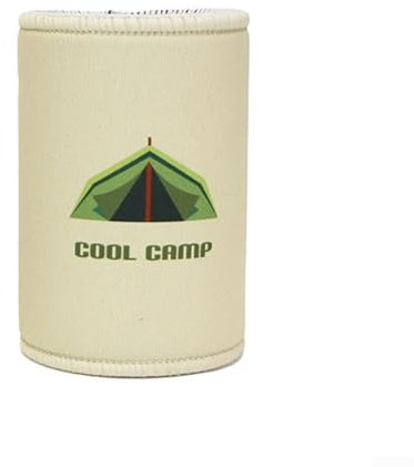 Custodia termica in neoprene per lattine di birra e bibite da 330 ml (kaki corto)