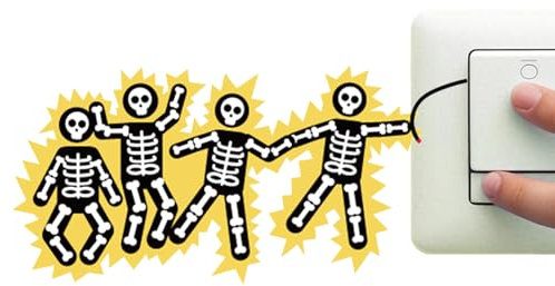 Lnhgh Señal de advertencia de descarga eléctrica | Señal de advertencia de seguridad eléctrica – versátil cartel impermeable para el hogar, hotel comercial