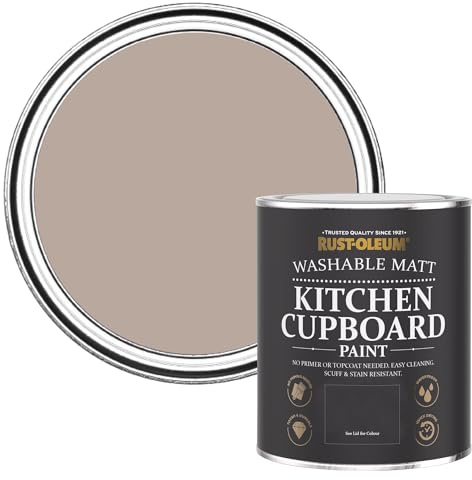 Rust-Oleum Kitchen Wood and Cabinet Paint in Matt Finish - Oatfield 750ml