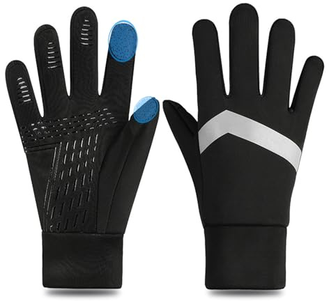 mohito Guantes ciclismo niños,Guantes térmicos táctiles para niño,Guantes cálidos de invierno impermeables,Apto para niños y niñas