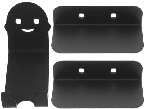 minkissy Heavy Duty Indoor Bike Wall Mount Rack with Pedal Hook, Compatible with Pedals, Made of Iron and Abs, Easy to Hang and Remove, for Garage and Bike Storage Shed