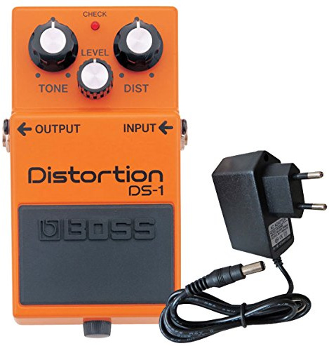 Boss DS-1 - Pedal de distorsión y fuente de alimentación keepdrum de 9 V