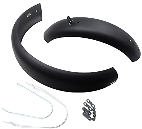GSJNHY Fahrrad Schutzblech-Set 16 Zoll 16x3.0 E-Bike Fat Reifen Snowboard Elektrische Fahrräder Fender Eisen Kotschütze