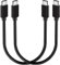 SUMPK 30cm Short USB C to USB C Cable 100W 2 pack, USB C 3.1 Cable Fast Charging PD Cord 10Gbps High Speed Data, 4K@60Hz Video Output with Samsung Galaxy, Display Monitor