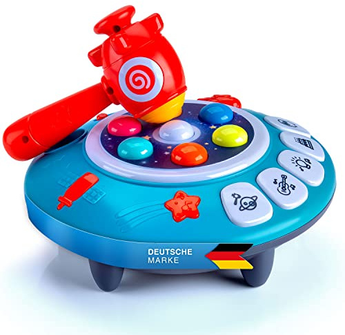 all Kids United® Whack a Mole children's music game with sound effects; Whack a Mole family board game board game for kids aged 3+