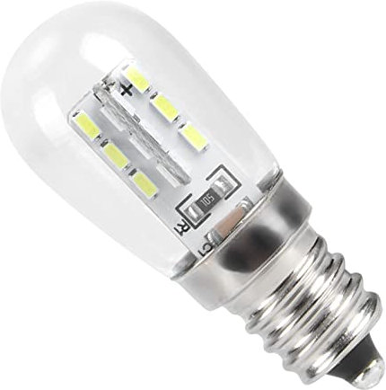 Bombilla LED para Frigorífico, Bombilla E12 de Alto Brillo 1,5 W 230 V, para Máquina de Coser Doméstica, Luz Blanca