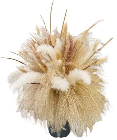 Naturligt torkat pampasgräs, torkat pampas gräsdekor - Boho Home Decor Bouquet - Torkad blommig bukett för bröllop blommor arrangemang hem dekorationer