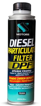 ZAHRAB SS Motors DPF Cleaner Diesel Fuel System, Diesel Injector Cleaner, Turbo, CAT Cleaner Concentrate - High Strength Carbon Removal & Exhaust Emissions Reduction for MOT Pass (300ml)