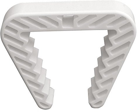 2 Stück Danto® Spar Pack Fensterklammer, Fensterstopper für Rahmenstärke 3,0 bis 5,0 cm, weiß