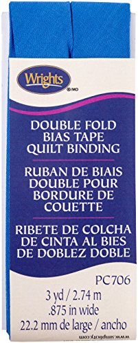 Wrights Double Fold Quilt Binding 7/8 X3yd, Royal, 13.72 x 5.08 x 1.27 cm