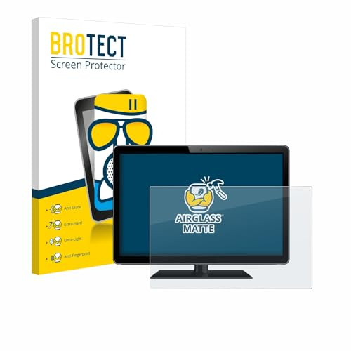 brotect 15.6 Pellicola Vetro Opaca per Monitor industriali con 15,6 Pollici (39.6 cm) [345 x 194 mm, 16:9] Schermo [Anti-Riflesso, Durezza 9H]