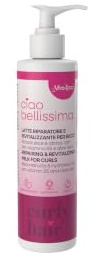 AfroRicci Ciao Bellissima Vaniglia Latte Super Idratante Quotidiano con Olio di Argan - per Capelli Secchi, Aridi e Rovinati 100ml, con Olio di Mandorle, Idrata, Districa, Made in Italy