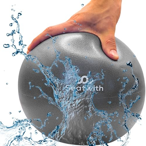 Seatwith Klein Wasserball aufblasbar - 23cm BPA-frei Wasser-Ball Kinder & Erwachsene - Beachball set mit Tragetasche - Wasserball klein - Softball Wasserspielzeug für Meer und Pool Strandspiele