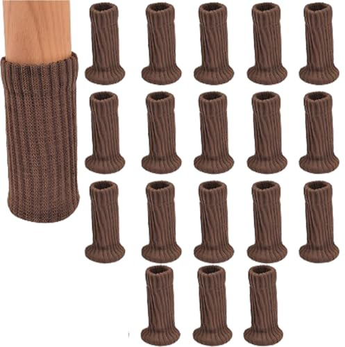 16 Pcs Chaussette pour Chaise,Chaussettes de Chaise Mobilier en Feutre,Patins pour Chaises Protection Pied de Chaise,ProtéGez Les Pieds et Les Sols des Chaises,éVitez Les Rayures et RéDuisez