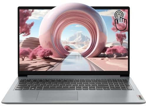 Lenovo 2024 IdeaPad 1 Gen 7 Laptop, visualización táctil FHD de 15.6 pulgadas, Intel Core i3-1215U, 16 GB de RAM, SSD de 1 TB, lector de tarjetas SD, HDMI, cámara web, Wi-Fi 6, Windows 11 Home, gris