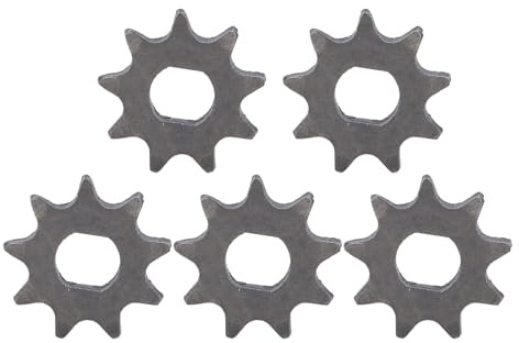 Cerlyiont Pignon de chaîne T8F 9t en Acier en Acier pignon pour 47cc 49cc de Poche Bike Scooter ATV