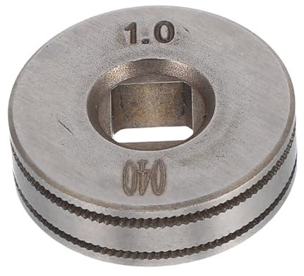 JECOMPRIS Rodillo De Alimentación De Alambre De Soldador De Acero Para Máquinas Mig Gas Accesorio De Precisión Con Ranura Moleteada Compatible Con Equipos De Soldadura Y Fácil Instalación