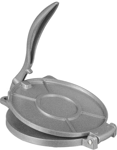 MUELODSIC Prensa de Tortitas de Aluminio de Prensa Redonda para Tortillas y Empanadas Herramienta de Cocina Antiadherente Fácil de Limpiar para Uso Doméstico y Profesional